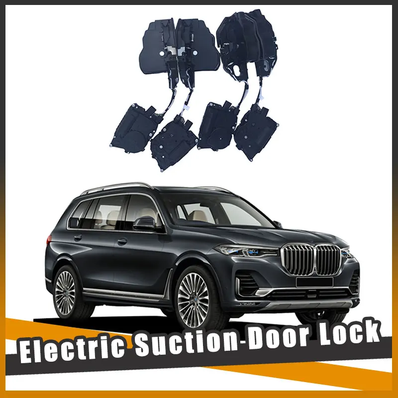 

Автомобильная мягкая закрывающаяся дверная защелка для BMW X7 G07 2019-Now, привод проходного замка, автоматическое электрическое поглощение, всасывание, бесшумное закрытие