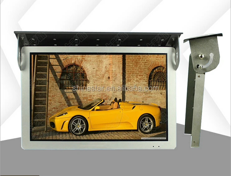 Metal Frame Anti-shake 19 Inch coach Metro Bus Wireless 4G Advertising Monitor
