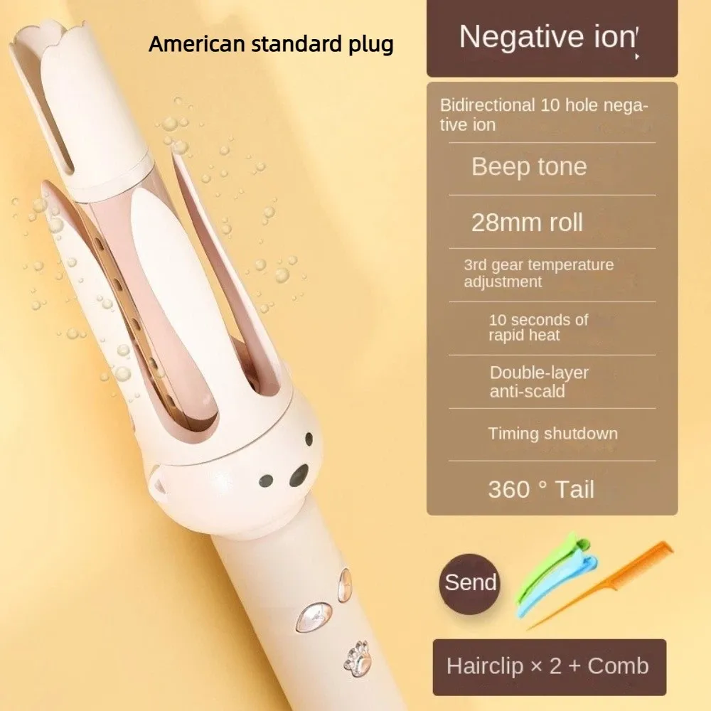 

2025 28 мм полностью автоматическая палочка для завивки волос керамические отрицательные ионы автоматические щипцы для завивки волос профессиональная палочка для завивки волос для домашнего использования