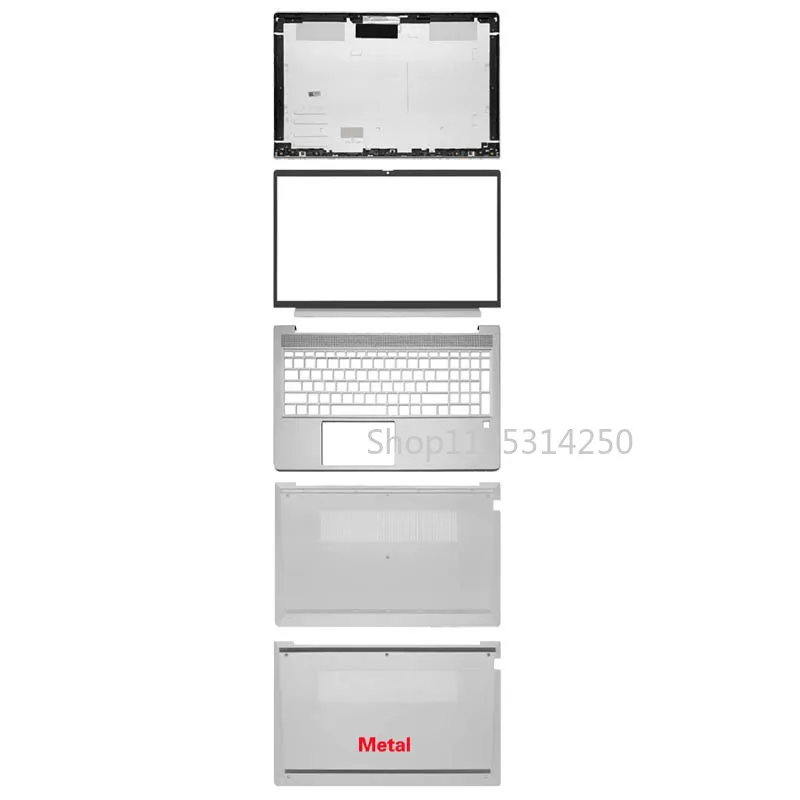 LCD Back Cover Front Bezel For HP Probook 450 455 G8 G9 Palmrest Upper Top Lower Bottom Case Hinge Cover 52X8QLCTP40