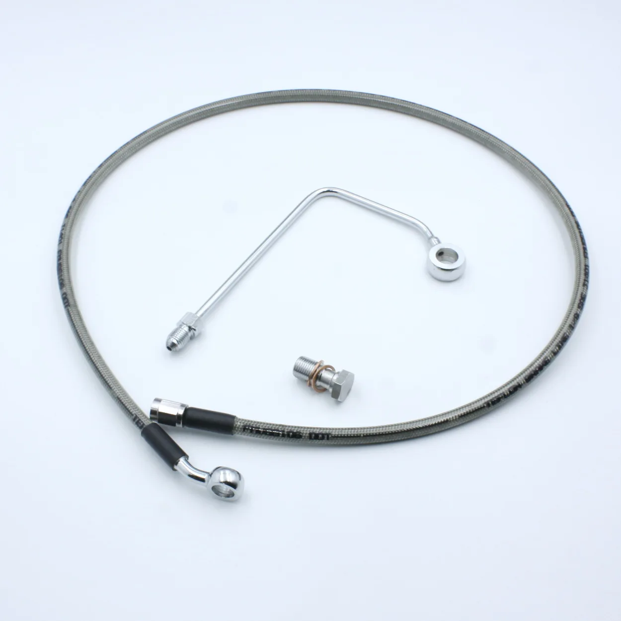 

Front Brake Line For 15-17 Harley Davidson Softail Breakout FXSB, Fat Boy FLSTF, Slim FLS