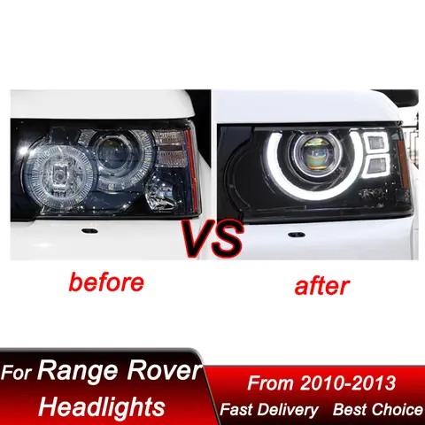6 best sales range rover headlight - №2