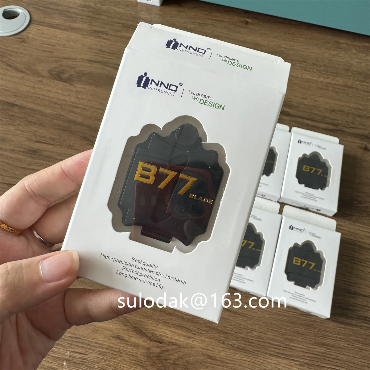 1/2/5/10 قطع INNO الألياف الساطور شفرة B-77 صالح ل VF-77/VF-78/VF-15H/V7 قاطع الكابلات الضوئية FTTH