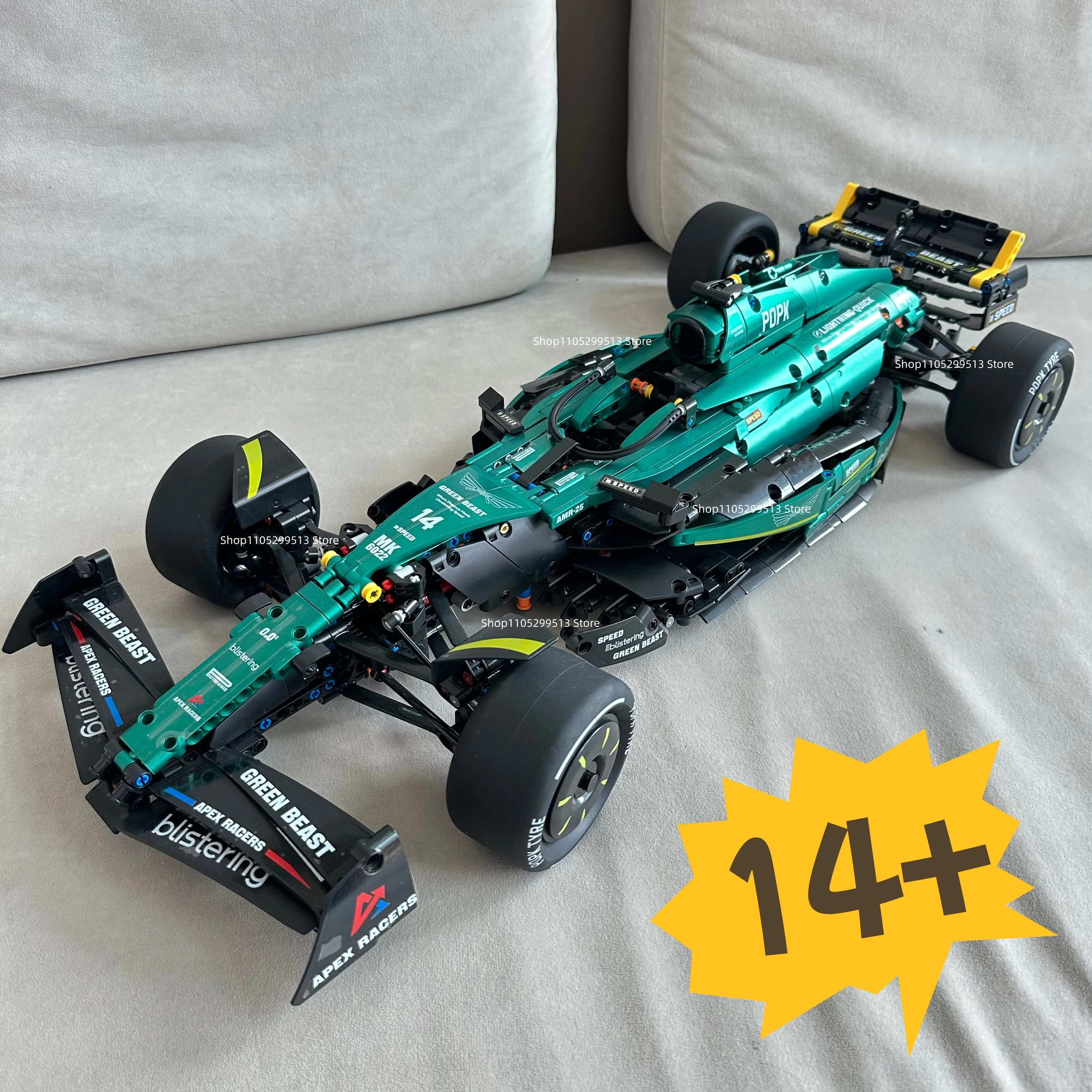 NUEVO 2026, Bloques de Construcción de Auto Deportivo Aston Martin, Modelo Clásico Técnico de Alto Rendimiento, 1912 Piezas, MOC, DIY, Juego de Modelos de Ensamblaje, Regalos para Niños