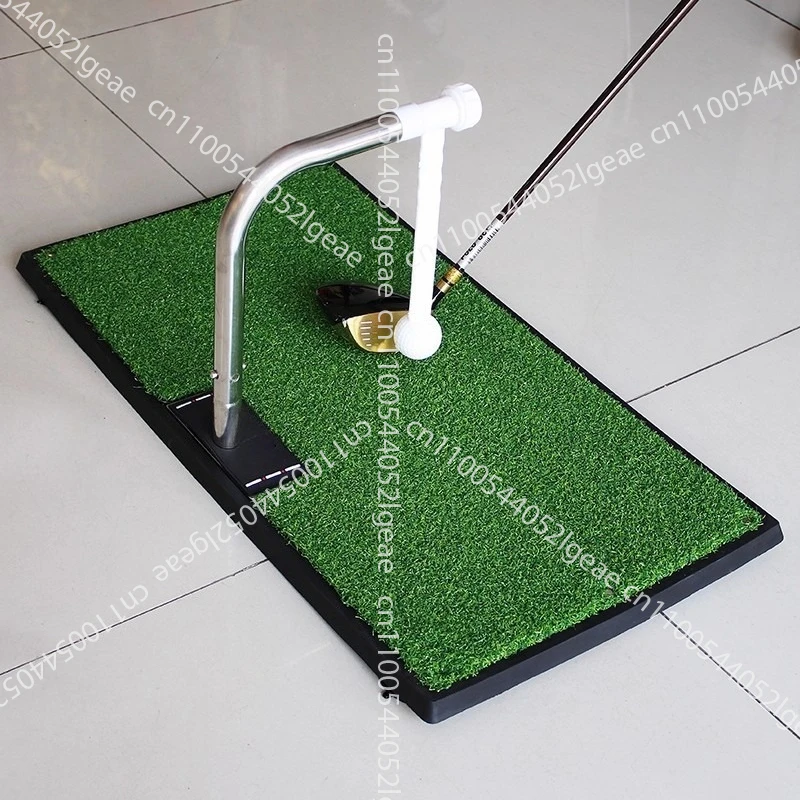 

Indoor Golf Swing Training Device with 360° Rotating Impact Mat for Golf Practice