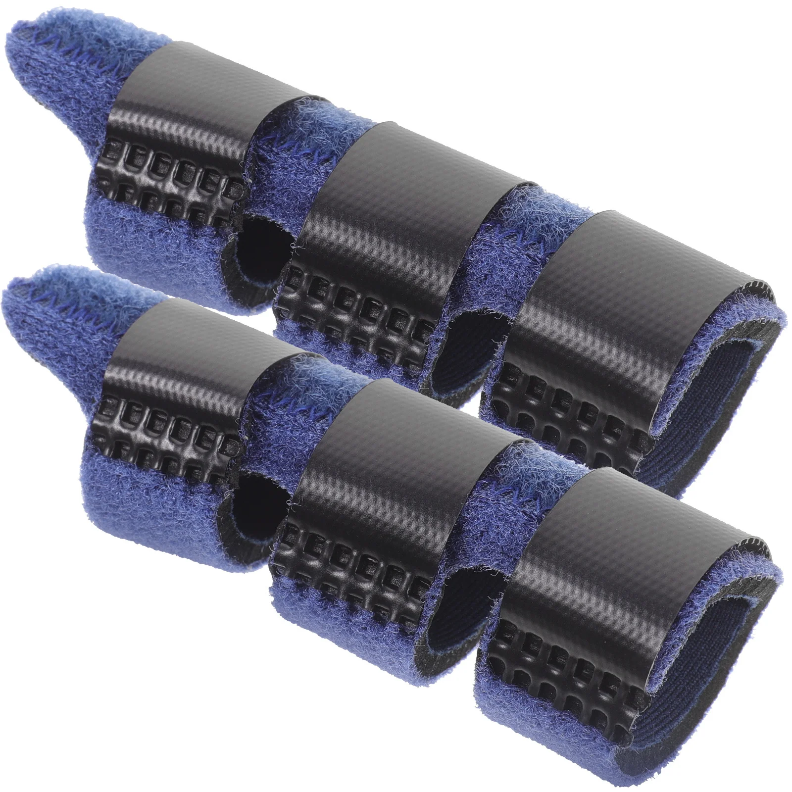 

2pcs Finger Splint Adjustable Support Brace For Injured Breathable Fixing Strap Knuckle Care