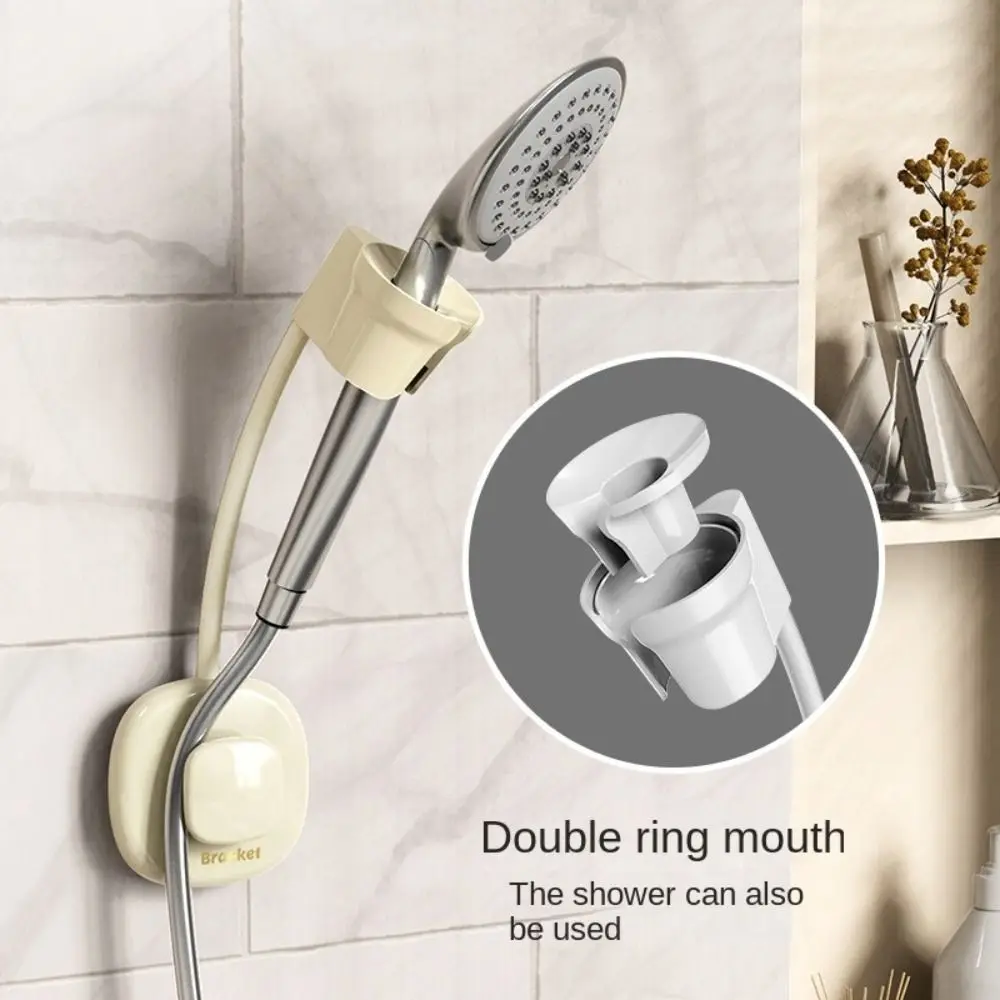 

No Punching Hair Dryer Bracket Wall Mounted Save Space Hair Dryer Holder Hand-Adjustable Waterproof Shower Bracket Lazy