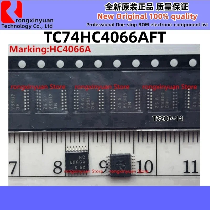 10 Stücke M74HC4066TTR HC4066 M74HC4066 TC74HC4066AFT HC4066A TC74HC4066A 74HC4066 QUAD BILATERAL SCHALTER TSSOP14 100% Neue original