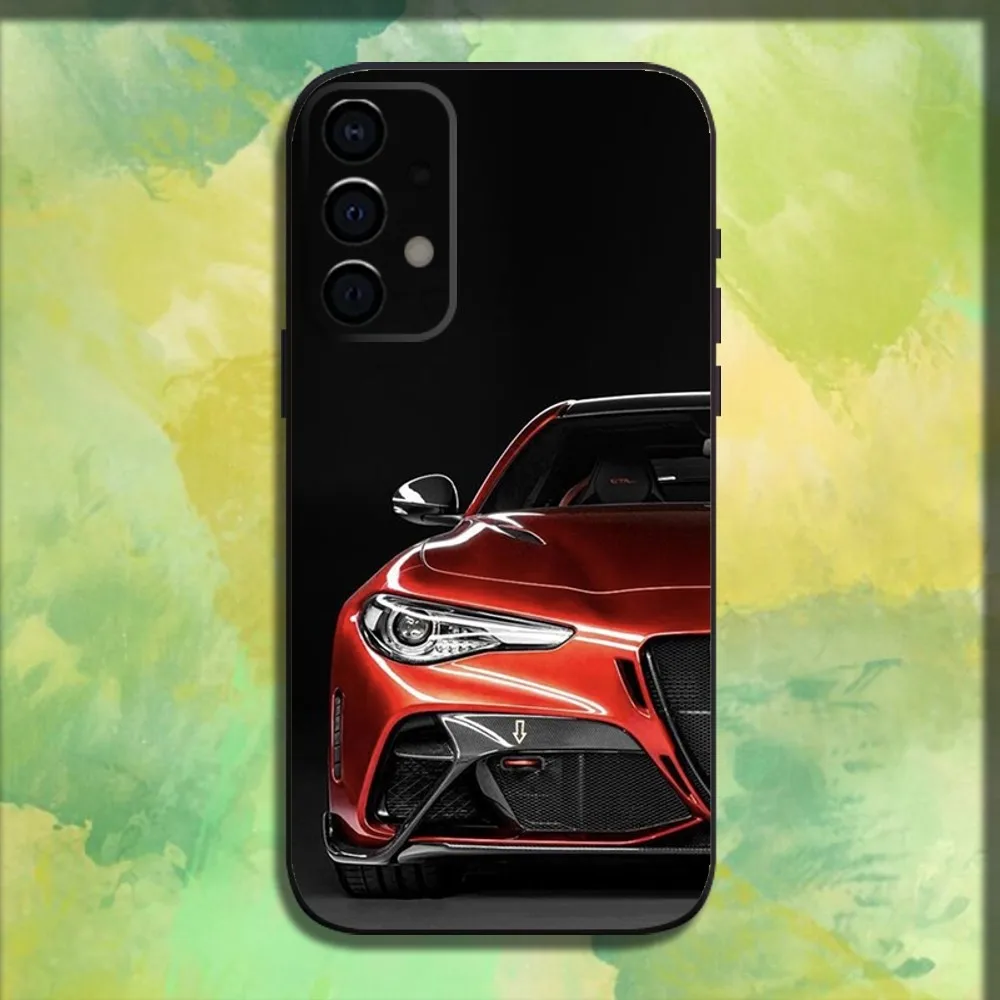 AlfaeS Cool R-RomeoS-S Car Phone Case For Samsung Galaxy A13,A21s,A22,A31,A32,A52,A53,A71,A80,A91 Soft Black Cover