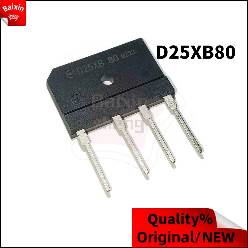 

D25XB80, 10 шт. НОВЫЙ высококачественный D10XB60 D15XB80 D35XB80 D10XB80 Часто используемые индукционные плиты Выпрямитель Плоский мост