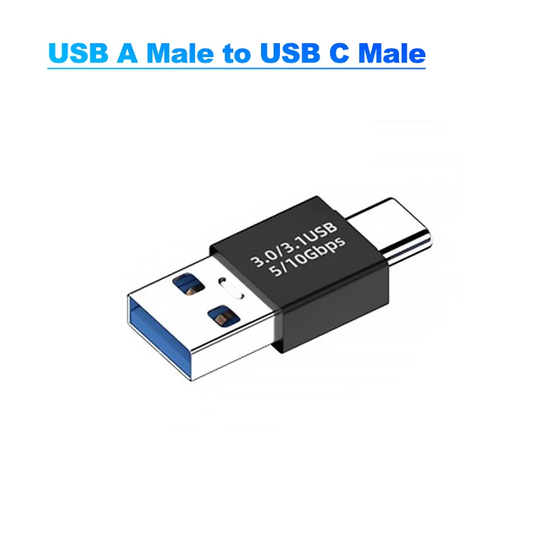 USB 3.0 Uitbreiding Adapter 10Gbps USB Type C Vrouwelijke Connector voor PC Computer Telefoon USB C Man-vrouw Uitbreiding plug Converter