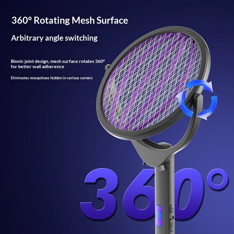 New four in one retractable electric mosquito swatter USB rechargeable automatic mosquito trap outdoor mosquito killer lamp
