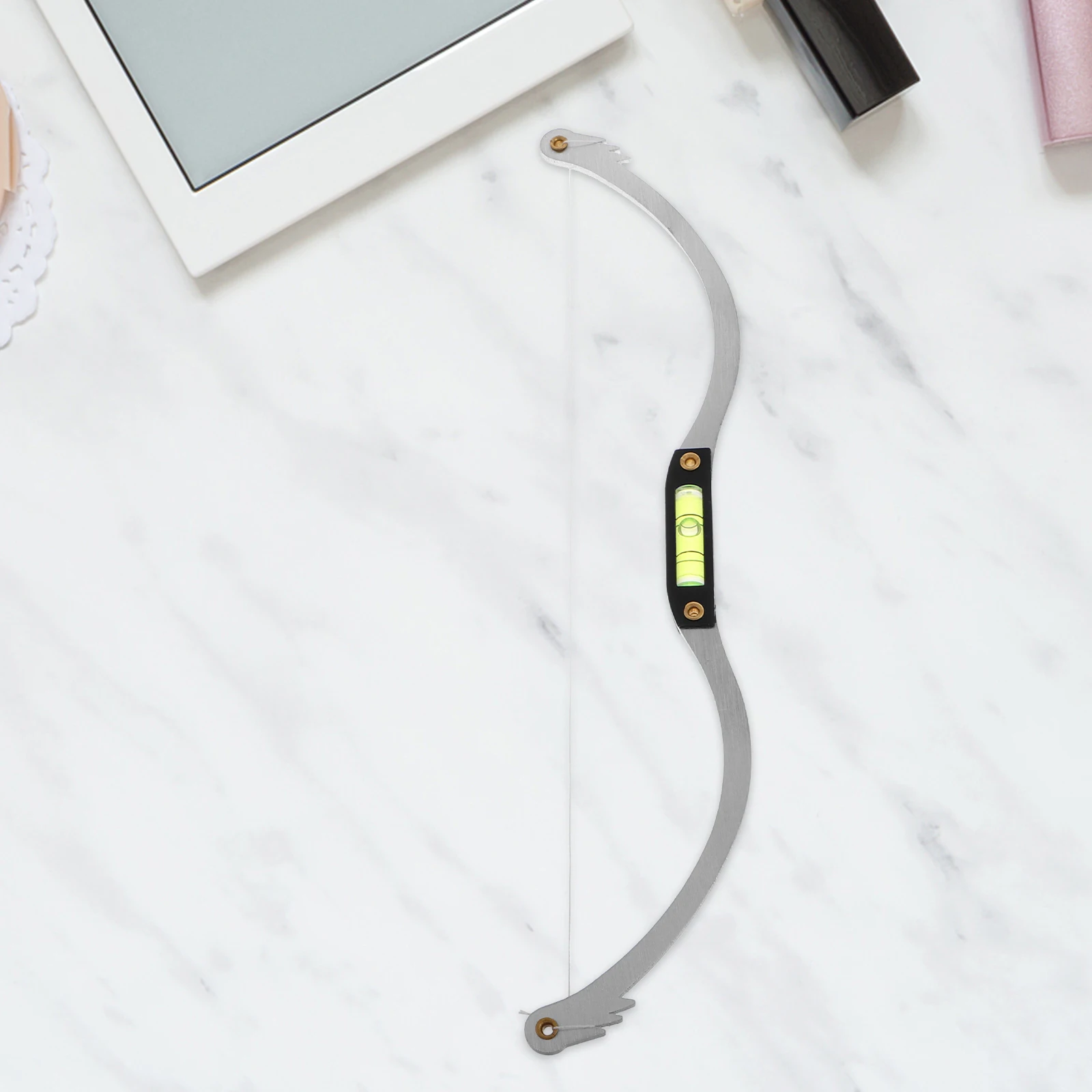 

Eyebrow Mapping Tool Ruler Metal Brow Mapper Level Multifunctional Eyebrow Measuring Ruler Stencil Symmetry Positioning Tool