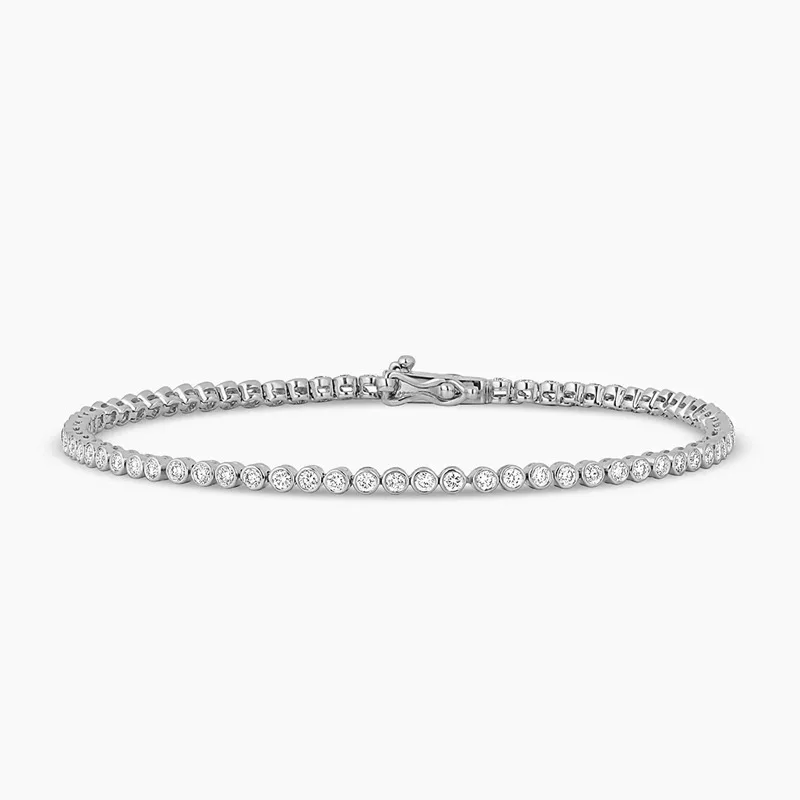 2.5mm Bubble Moissanite Tennis Bracelet 14K Gold Filled Luxury Light Luxury Versatile Elegant Jewelry Gift For Women