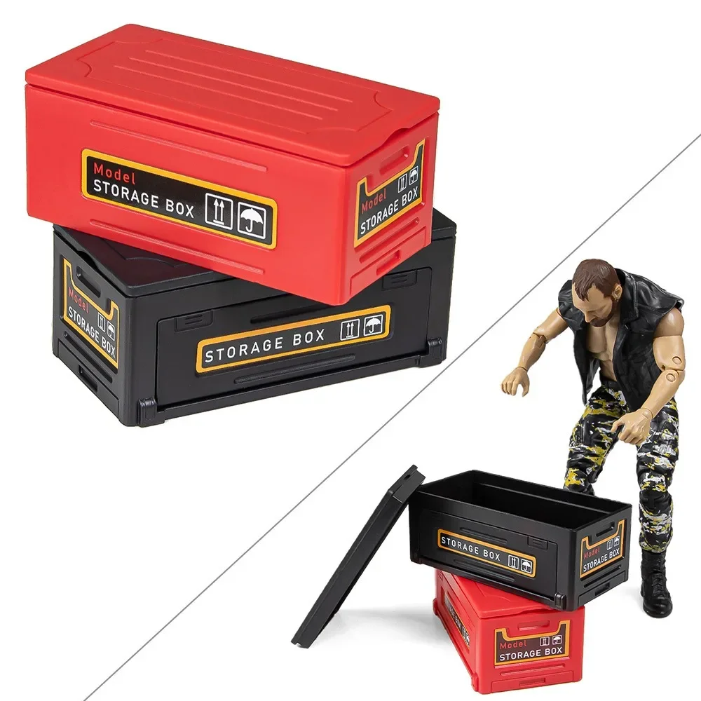 

Plastic Luggage Storage Box Decoration Tool Box For 1/10 Rc Crawler Axial Scx10 Trx4 Yikong Rc4wd