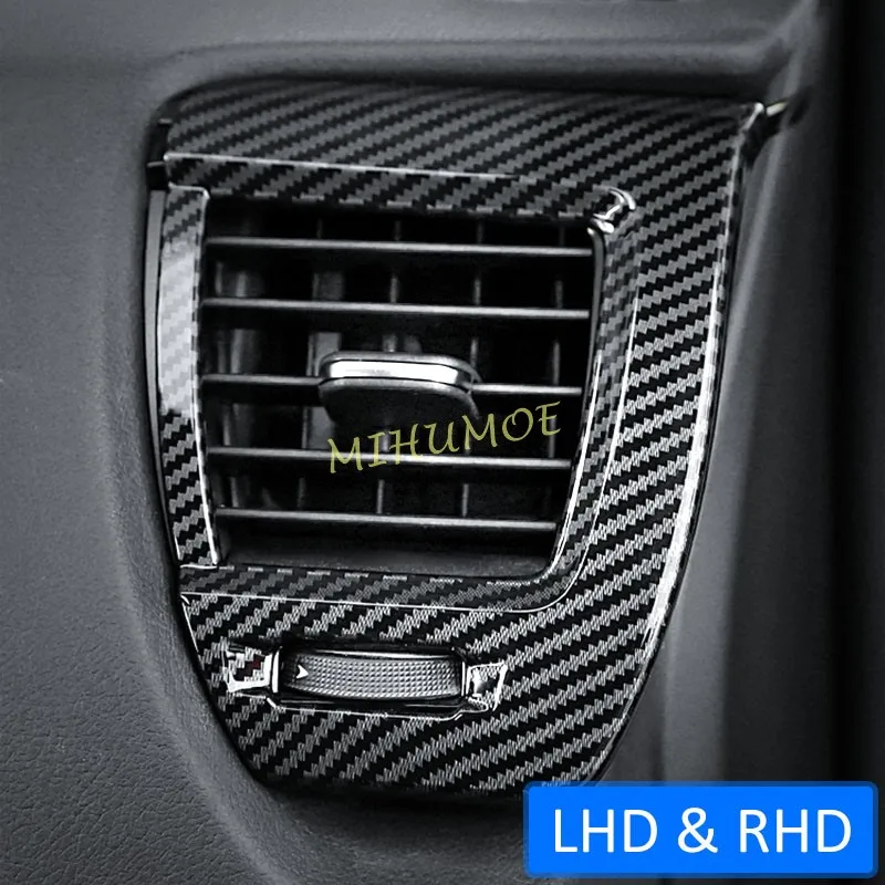 

Для Lexus NX250 NX350h NX450h+ 2022 2023 2024 2025 2026: накладки на боковые воздуховоды центральной консоли из углеродного волокна