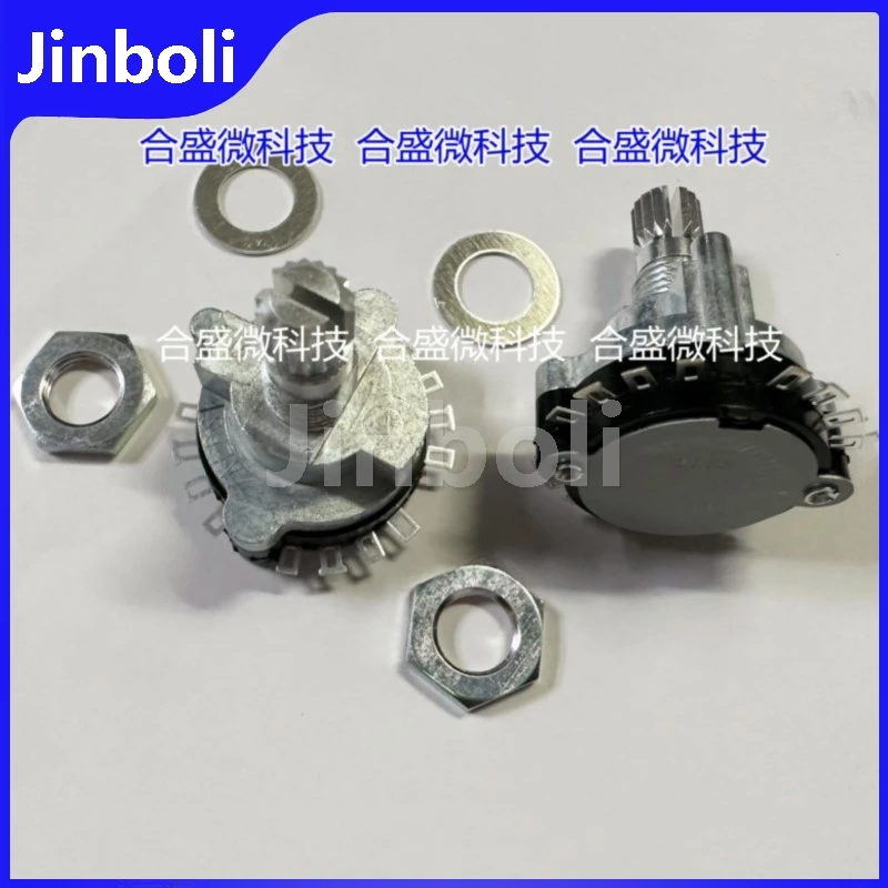 1 STKS Nieuwe Originele Versterker Signaal Switching Roterende Band Schakelaar 4P3T 4 Pole 3 Versnellingen SRRN 134300 Bloemschacht 15 mm