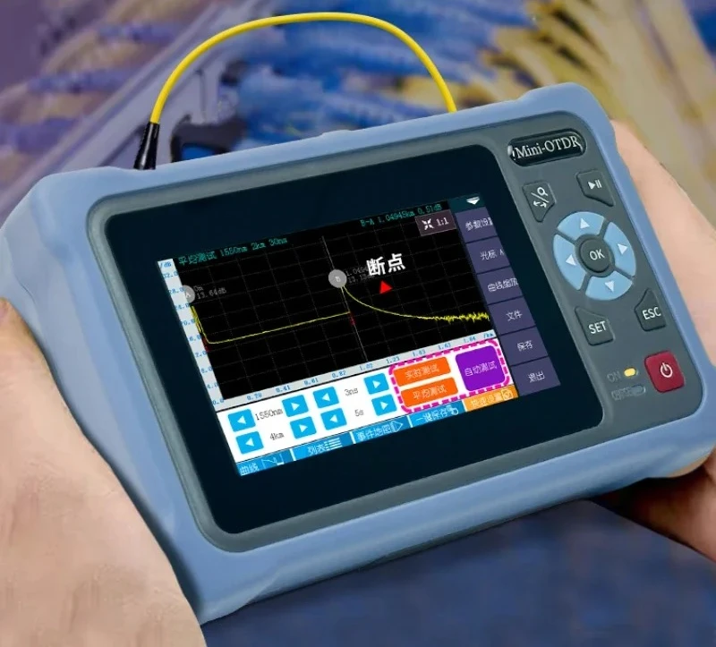 Optical fiber tester OTDR fault detection Optical cable breakpoint obstacle finder Optical time domain reflection