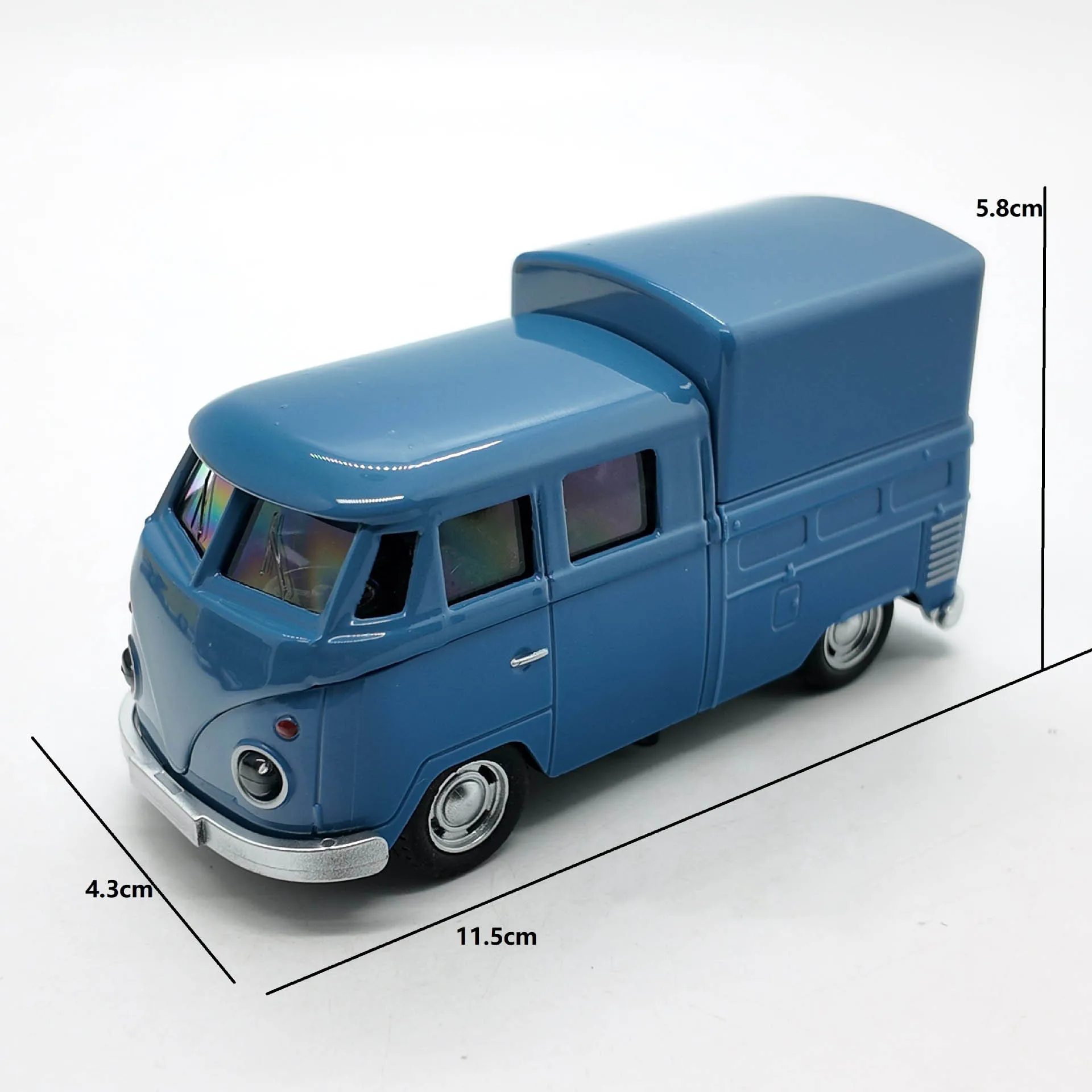 Modèle de voiture en alliage rétro 1:36, Simulation de Bus à Double siège, ramassage, jouets de voiture de Transport, ornements de bureau, jouets de voiture à retirer