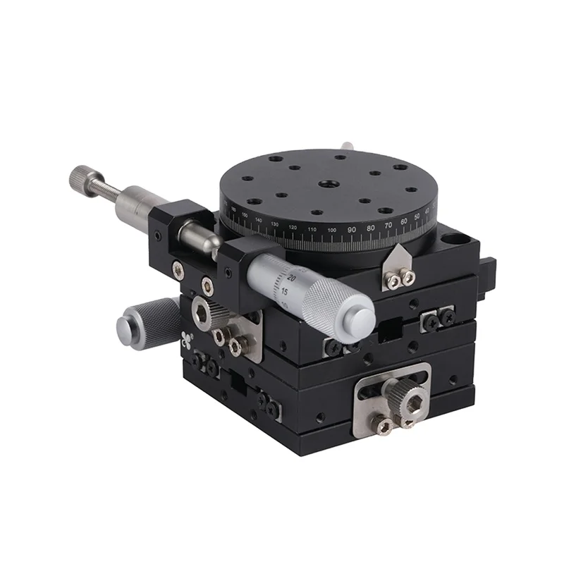 C&K in Stock 60mm XYR Stage Manual Stage Linear Optical Stage Alignment Table Rotary Platform for Other Test Instruments