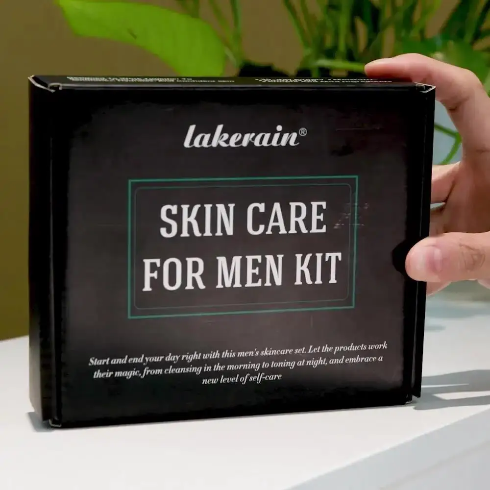 Skincare Kit For Men Deep Cleaning Face Wash Oil Control Hydrating Moisturizer Firming Treatment