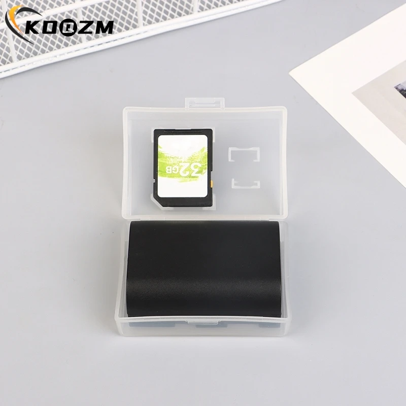 2Pcs Camera Battery Storage Box Memory Card Moisture-proof Case For LP-E6 BP-511 NP-FZ100 NP-FM500H NP-FM50 EN-EL15 EN EL3E EL3