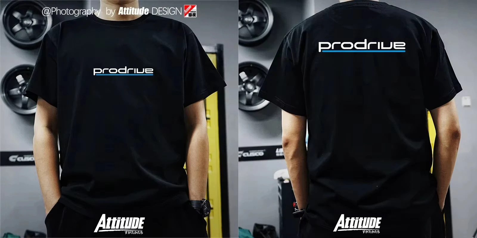 Men Back Print Racing Letter T Shirt Cotton Short Sleeve Crew Neck Tee JDM Car Tuning Streetwear Casual Tops