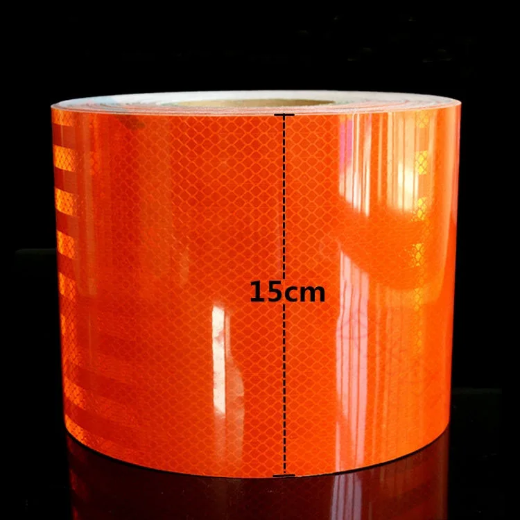 8Inch High Viscosity Reflective Adhesive Tape Outdoor Safety Waterproof Reflector Conspicuity Stickers 1Meters DIY For Truck Car