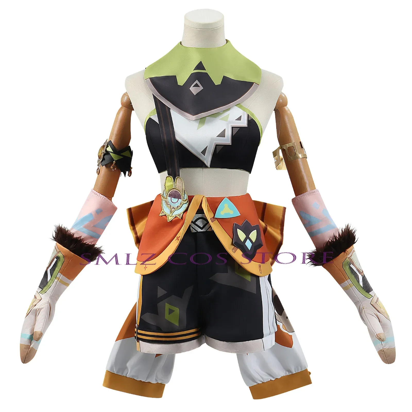 Kachina Cosplay Game Genshin Impact Costume Kachina Cosplay Wig Outfit Costume Full Set Anime Role Play Prop Woman Girl