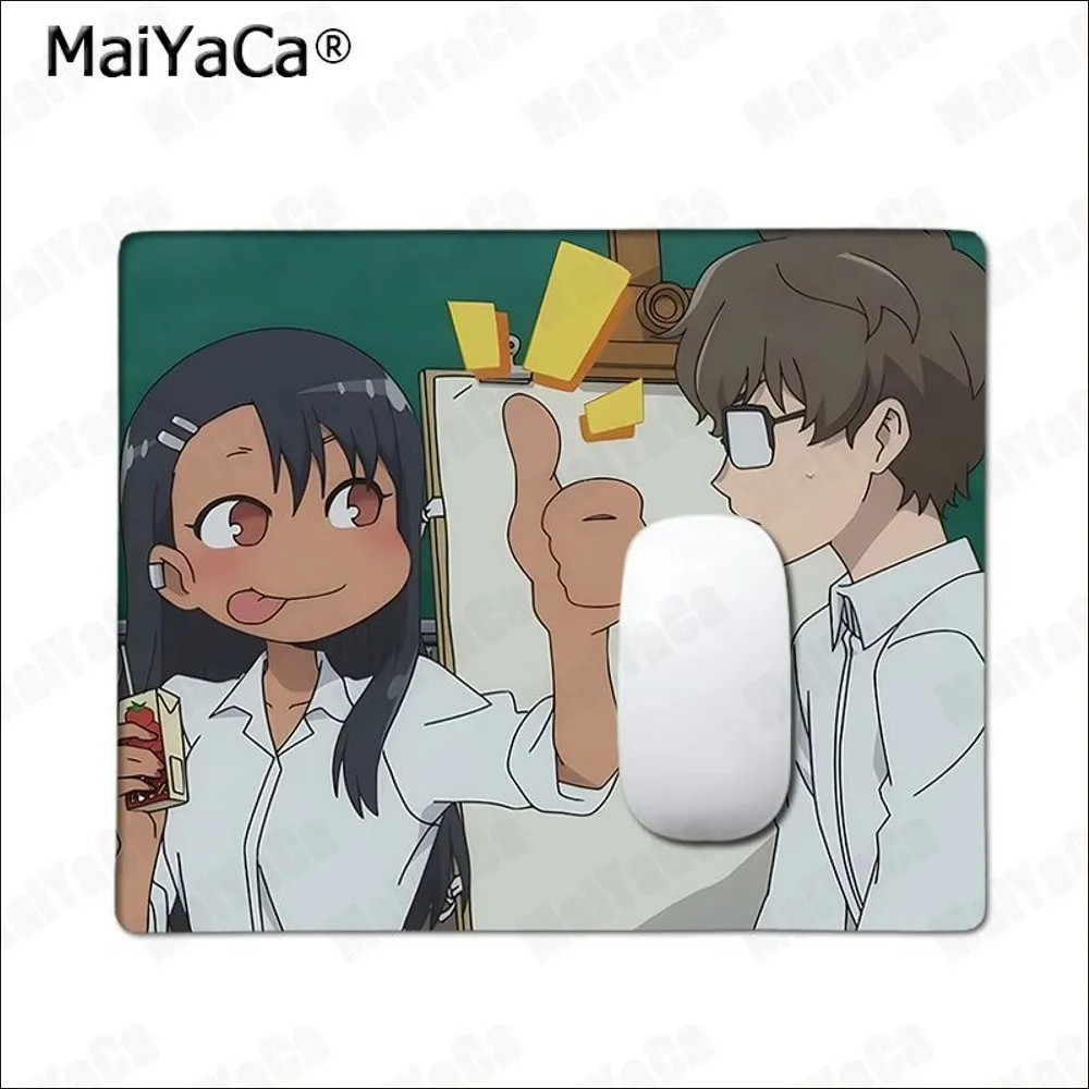 Anime nagatoro san  Mousepad Rubber Small Thickened Mouse Pad Gaming Keyboard Table Office Supplies Room Decor  PC Mouse Carpet