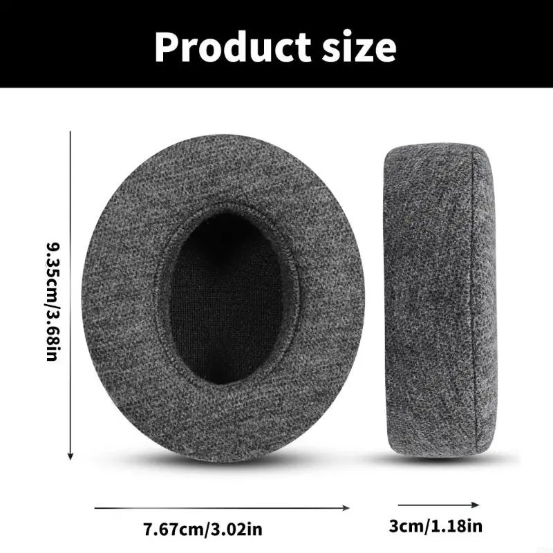 270b 1 คู่แผ่นหูทดแทนสำหรับสตูดิโอ 2/3 หูฟังหมอนอิงหูปกหู