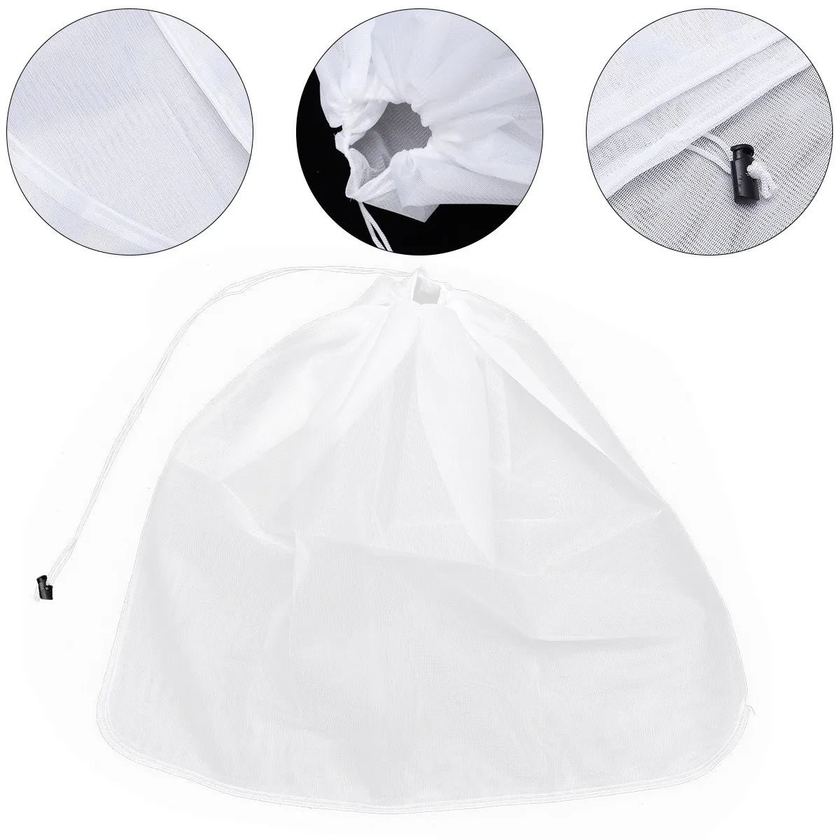 Food Grade Nylon Fine Mesh Filter Bag for Home Brewing Hops Grain Whiskey Craft Beer Making Yogurt Almond Milk Ghee Straining