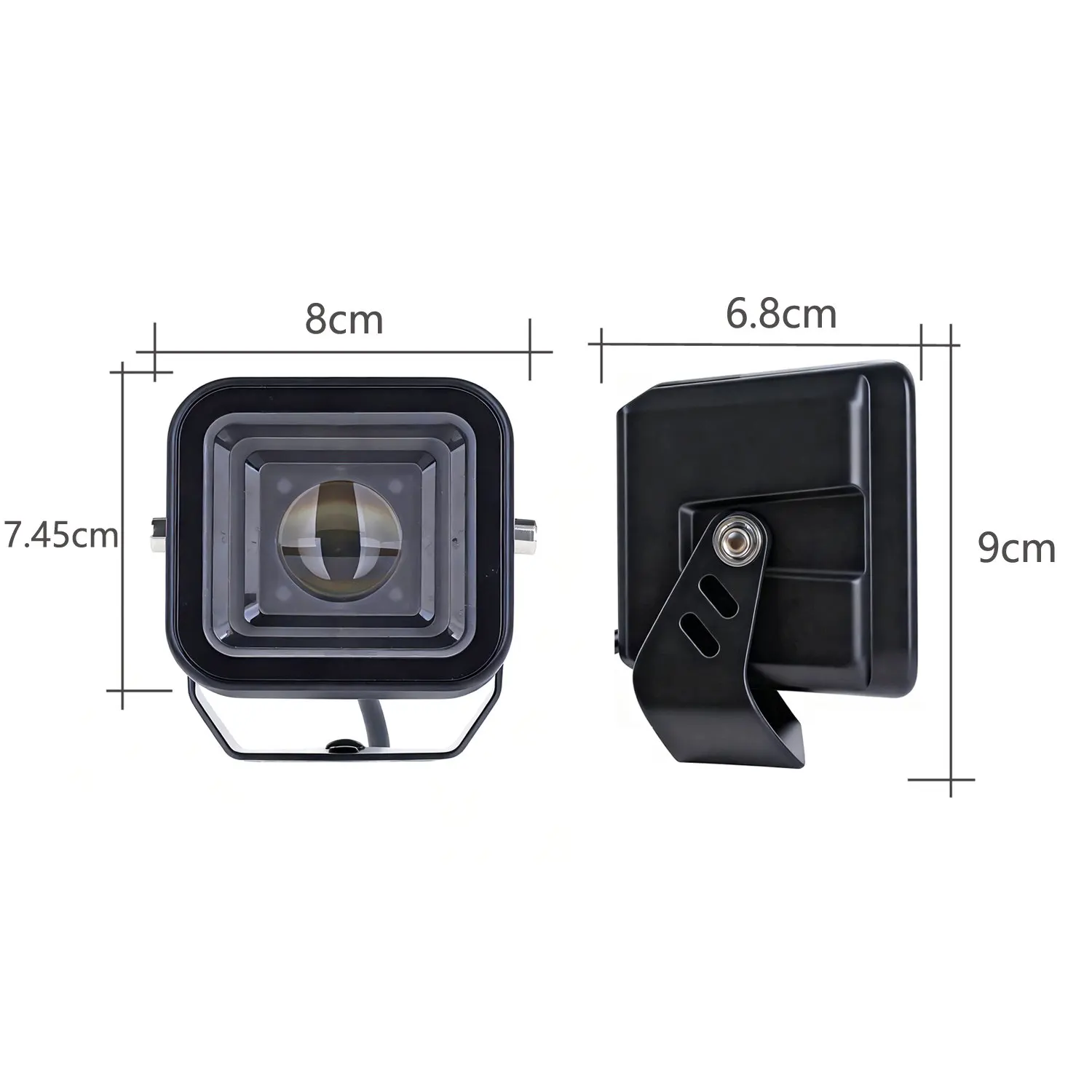 Motorcycle Universal Auxiliary SpotLight Work Lights Projector Grille Light Driving Light For Truck/Offroad/UTV/ATV