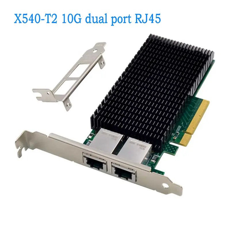 

X540-T2 10G Server Network Card X540 PCIE X8 Dual-Port Network Card RJ45 10G Aggregation Network Server Network Card