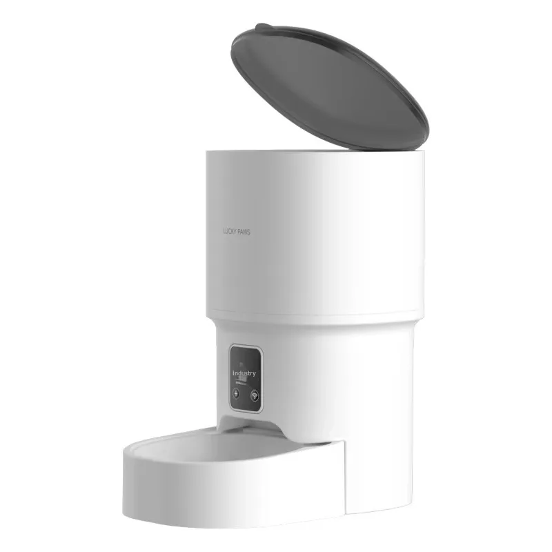 

Pet Intelligent Feeder 4L Large Capacity Dual-Powered Mobile Phone Remote Control Timing Removable Cat Dog Automatic Feeding