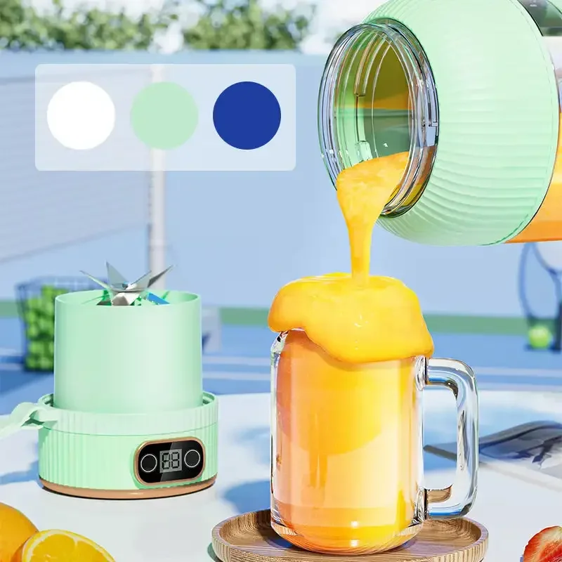 

TXF【Reliable】New Portable Juicer Cup Multifunctional Digital Display USB Fruit Mixers Juicers Electric Juicer Blender Fruit Juic