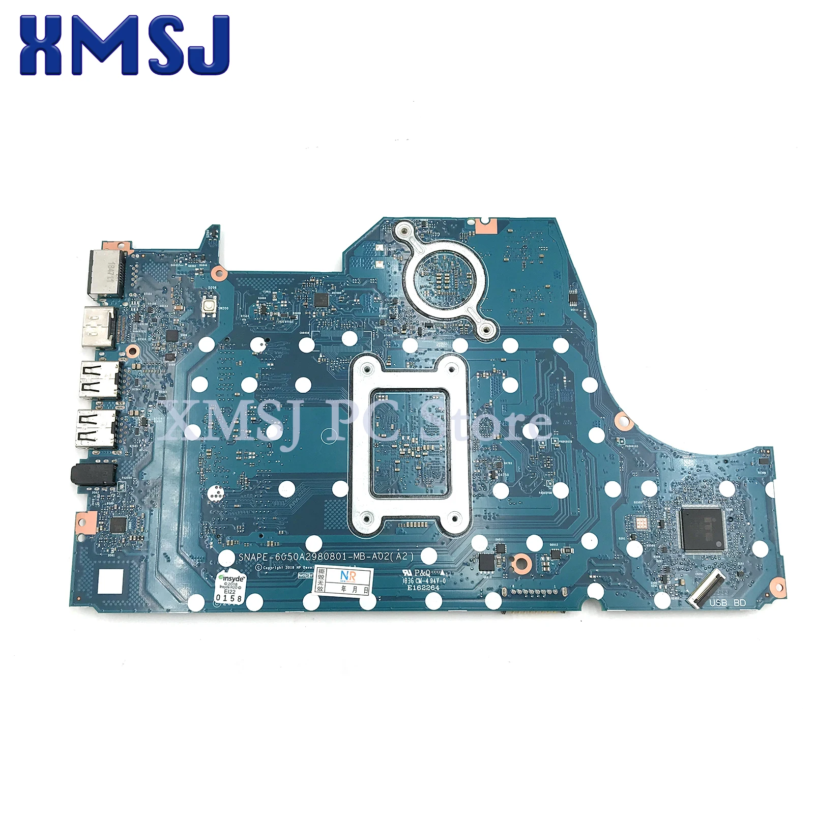 XMSJ FOR HP Pavilion 17-BY 6050A2980801-MB-A01(A1) L22745-001 L22745-601 Notebook Motherboard N4000/N5000CPU M520 2G GPU DDR4