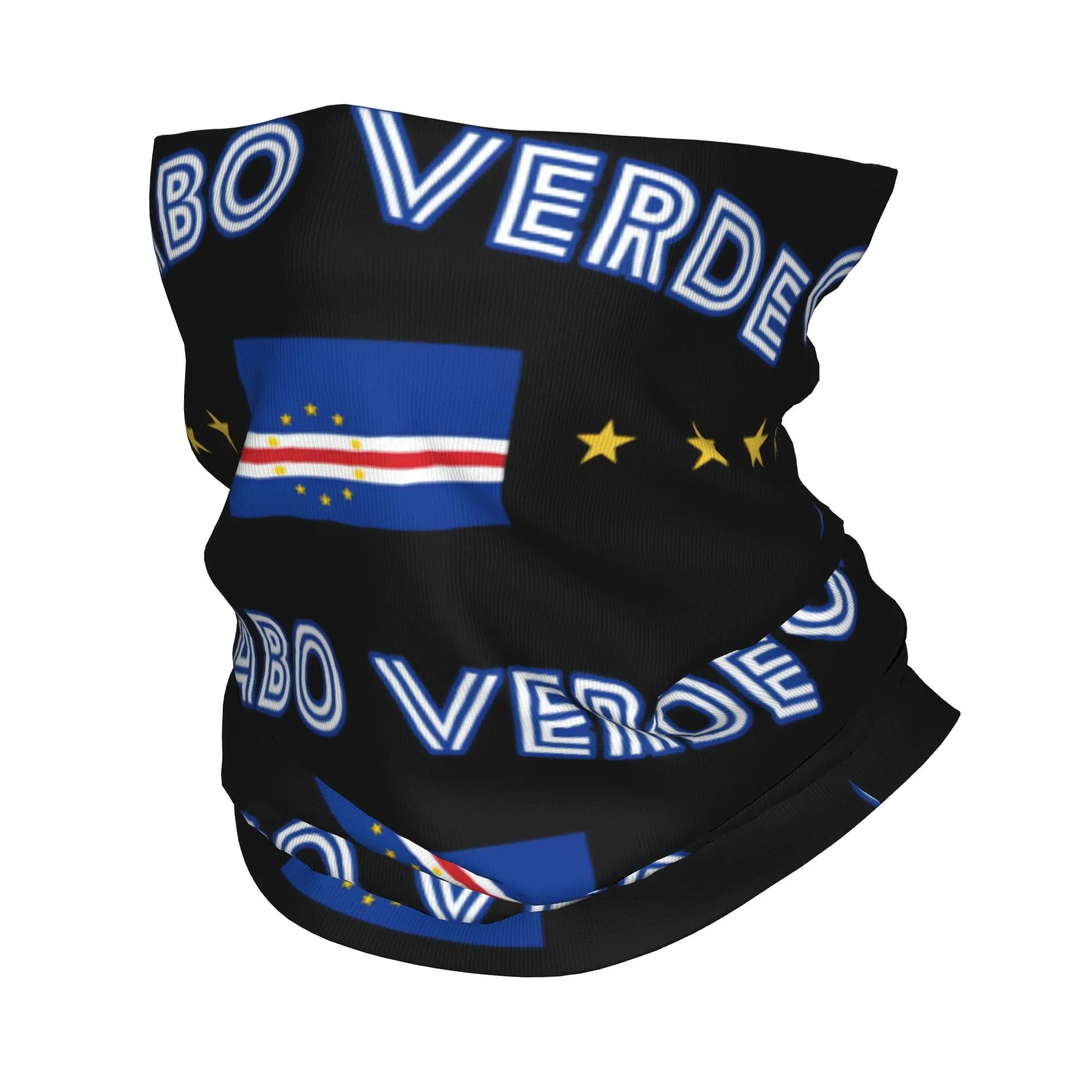 Pasamontañas de Cabo Verde para correr, viajar, ciclismo, máscara antipolvo, cubrecuello táctico, bufanda divertida de otoño, bandana