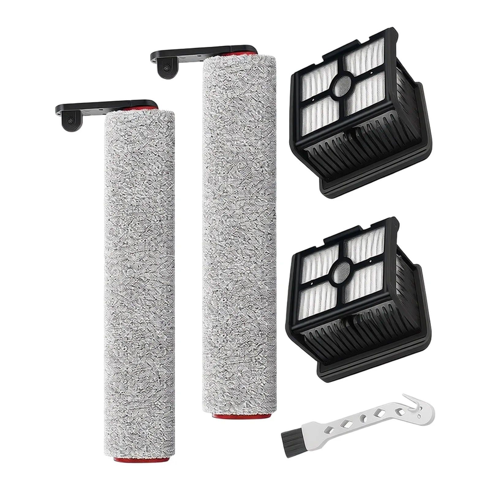For H12 for Pro & Dual Vacuum Cleaner Replacement Parts Brushes & Filters Set of 5 to for ensure Optimal Functionality