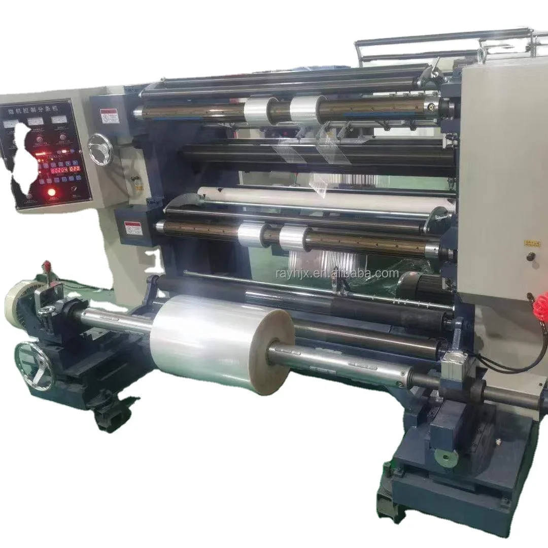 Plastic Film /Tape/ Fabric Slitting Rewinding Machine