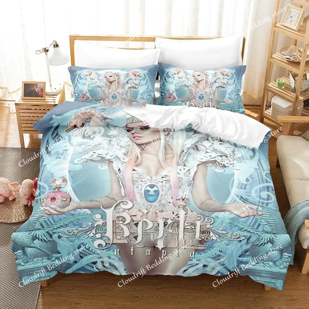 

2024 Kerli Anime Print Adult Boys Bedding Set Single Twin Full Queen King Size Duvet Cover Set Bedroom Popular
