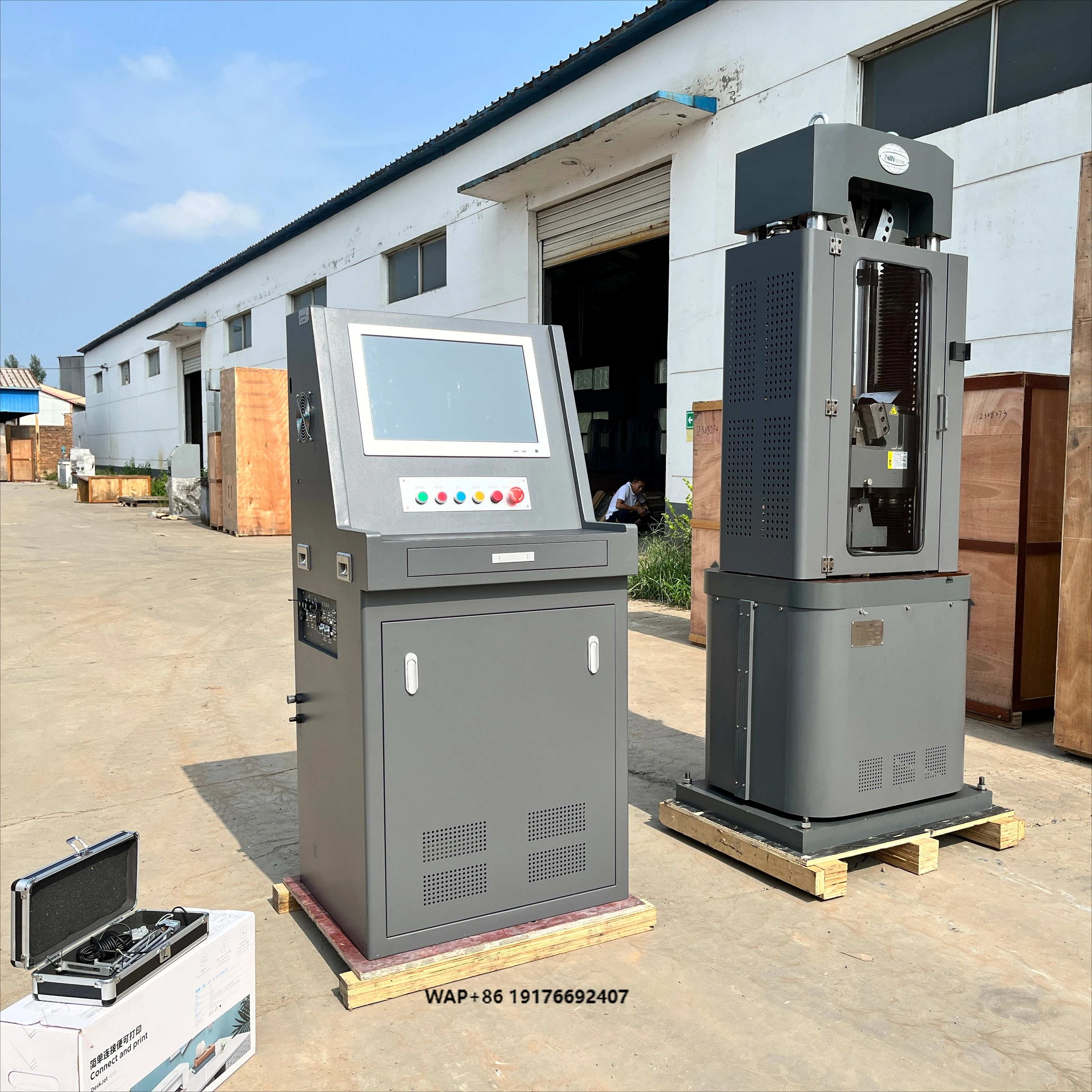 Electronic Universal Tensile Testing Metal Tensile Machine Concrete Testing Laboratory Equipment UTM