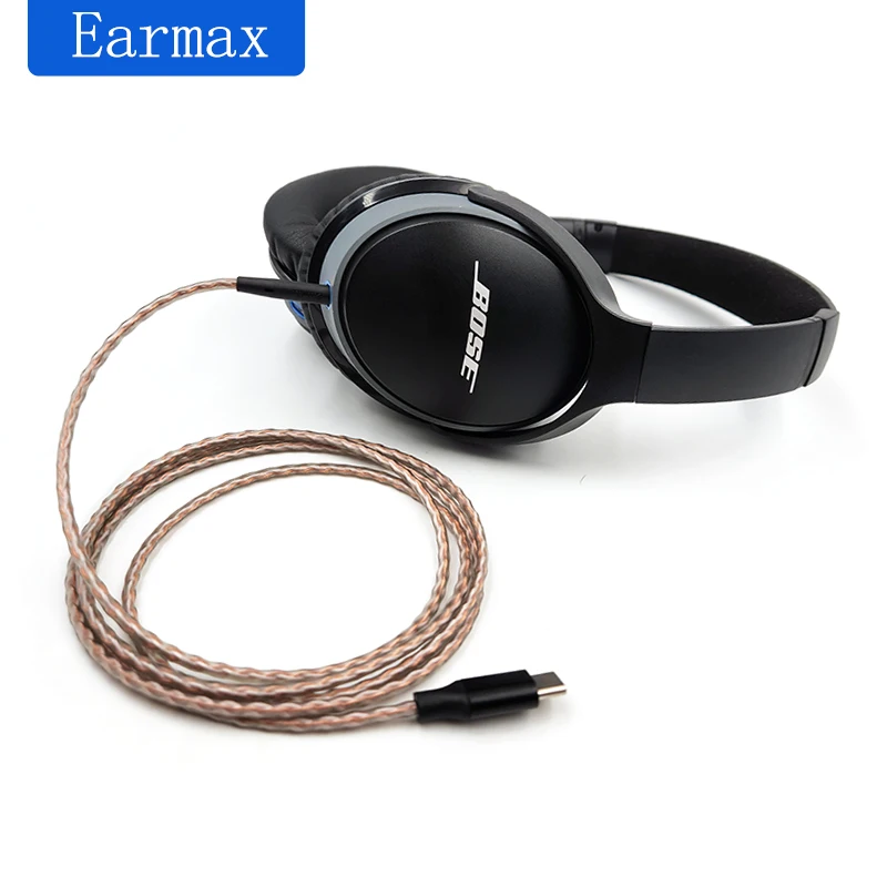 Voor Bose Sennheiser K845bt K490nc Live2 Qc25 Qc45 Ae 2W Y55 Oe2 Dt240pro Y50 Pcx450 E45 Vervangbare Headset Typec Naar Qc25 Kabel