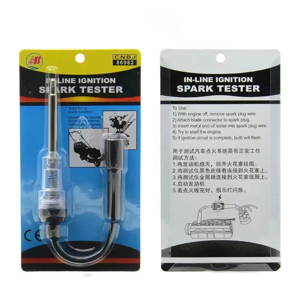 

CNBJ-86982 Auto Spark Plug Ignition Tester Car Spark Tester Detector Ignition Plug Analyzer Support 12V Car Diagnostic