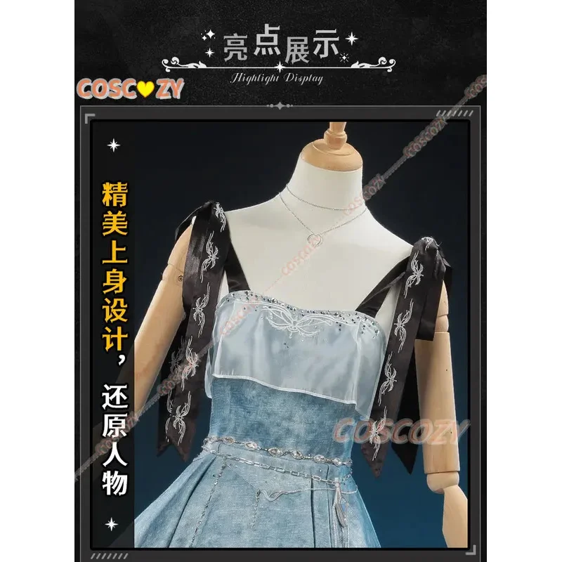 2025 11 คาเล็บคู่รักและดีพสเปซคอสเพลย์เครื่องแต่งกายสีฟ้าชุดเสื้อชั้นในสตรีหญิงเสื้อผ้าฮาโลวีนชุดสูทที่กำหนดเอง