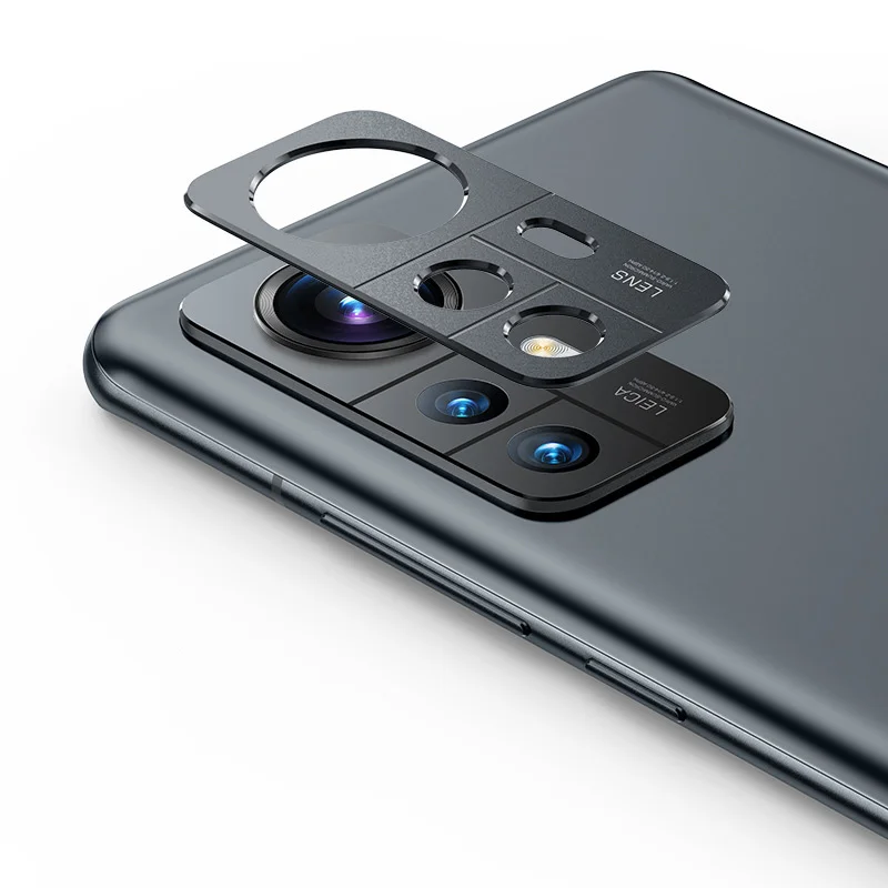 XiaoMi 12 Pro 12X 용 카메라 렌즈 커버 XiaoMi Mi 12S 12 X 용 후면 알루미늄 금속 카메라 보호대 Anti-scratch Lens Ring New
