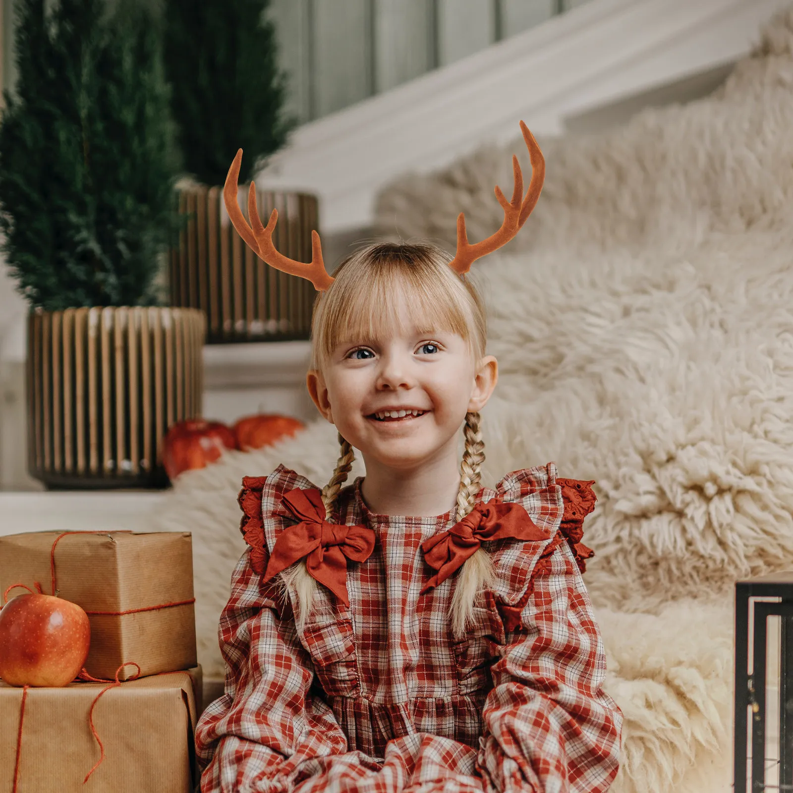 1Pair Reindeer Antlers Artific - Reindeer Antlers Headband ulasan dan harga