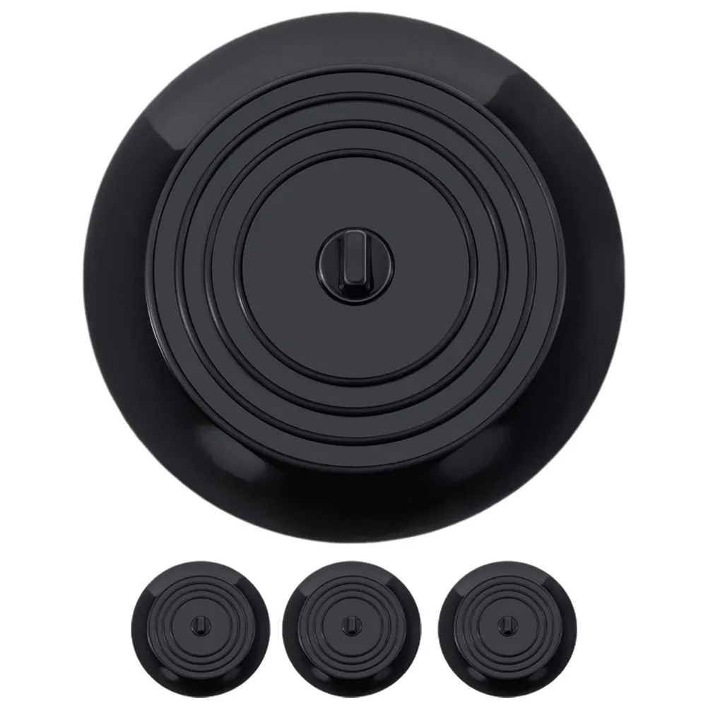 

4Pcs Silicone Drain Cover for Bathtub Shower Floor Drain Kitchen Sink Bathroom Easy Clean Reusable Non Slip Leak Resistant