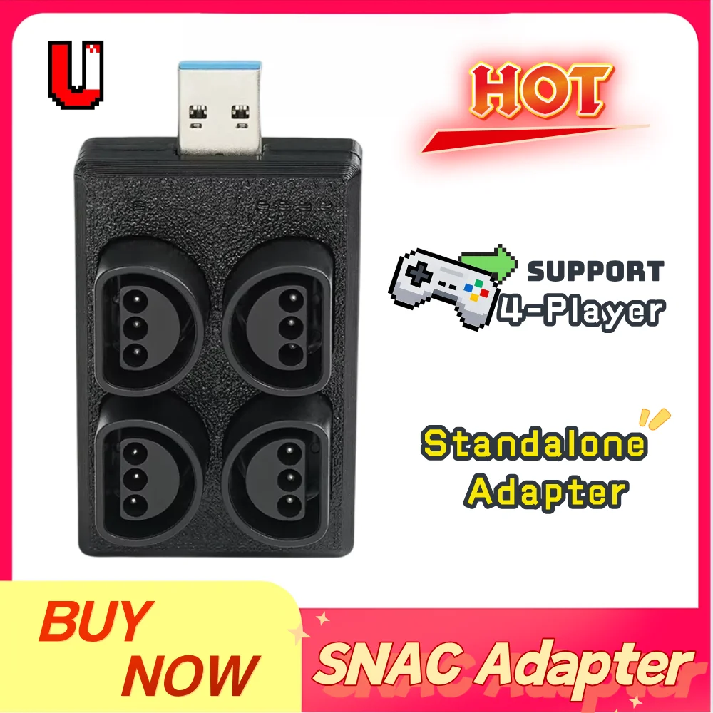 Adaptadores SNAC - Nintendo 64 (4 controles)