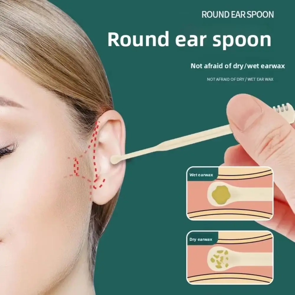 5 Buah/10 Buah Pemangkas Rambut Hidung Dua Sisi Pembersih Pemangkas Rambut Hidung Portabel Sendok Telinga Pengikis Rambut Pencukur Pemangkas Rambut Hidung